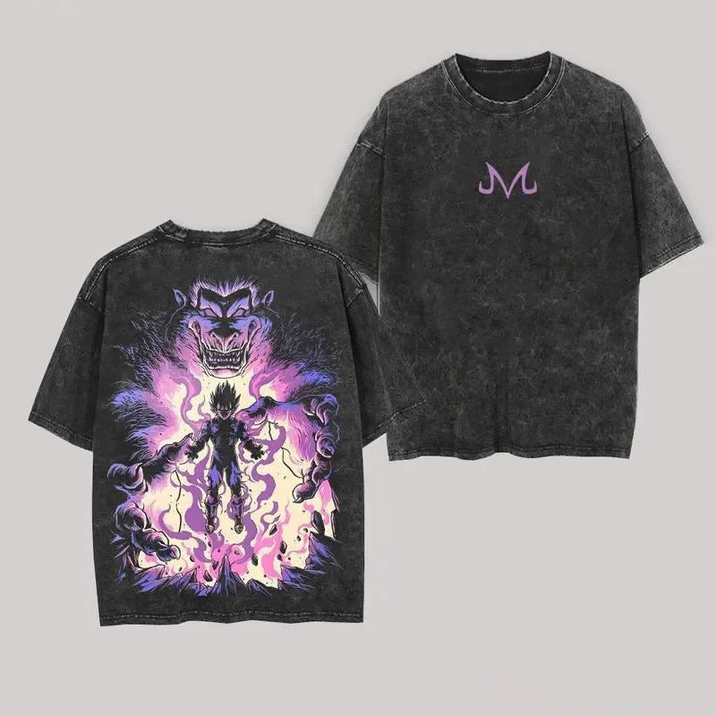 Ouma Pure Cotton Anime Dragon Ball Cosplay Washed T-Shirt Cot