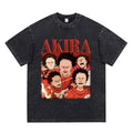 Anime Akira Vintage Washed T Shirt Movie Sci