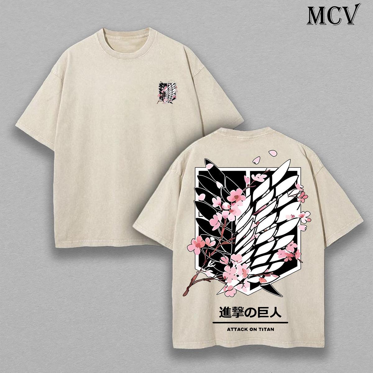 Attack On Titan Anime Unisex Tee | Wings Of Fre