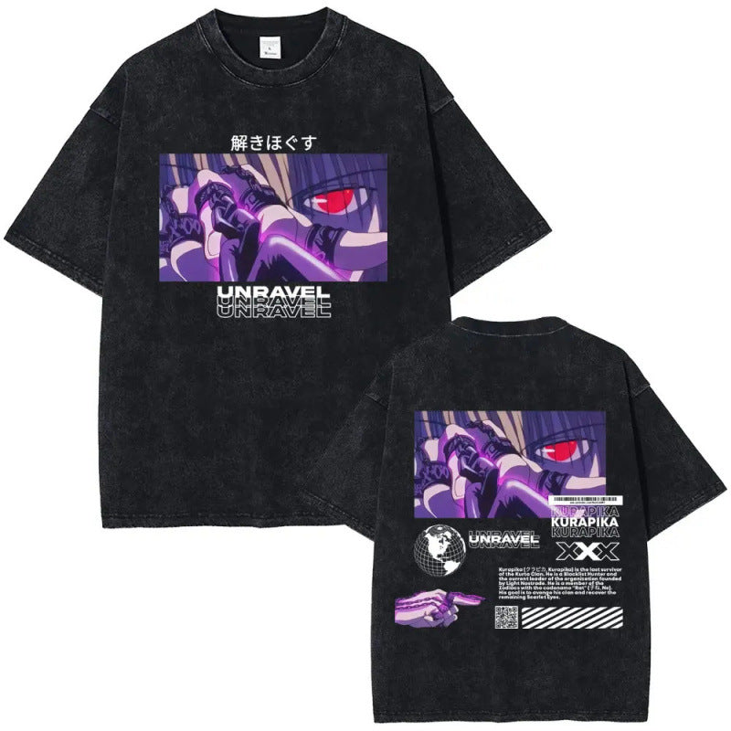 Anime Hunter X Hunter Vintage Washed T Shirt
