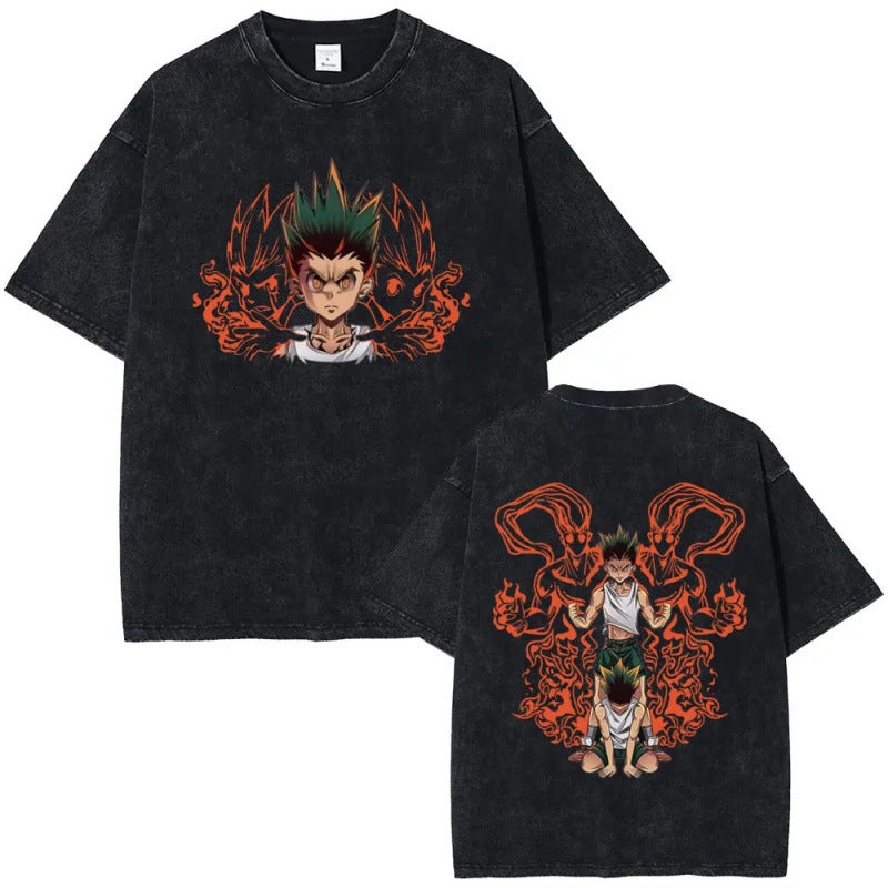 Anime Hunter X Hunter Vintage Washed T Shirt