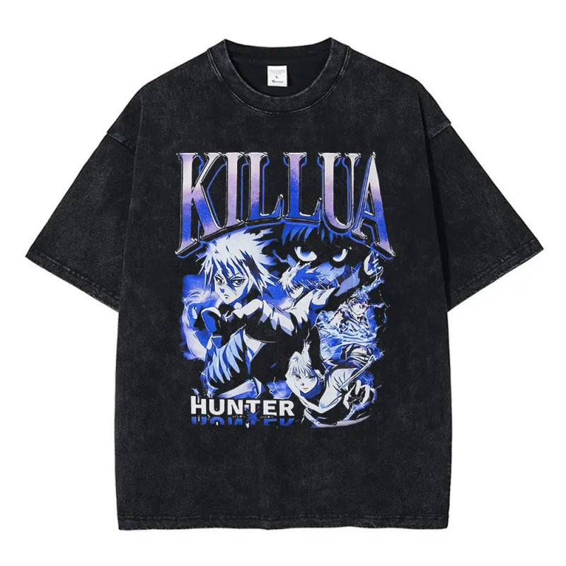 Anime Hunter X Hunter Vintage Washed T Shirt