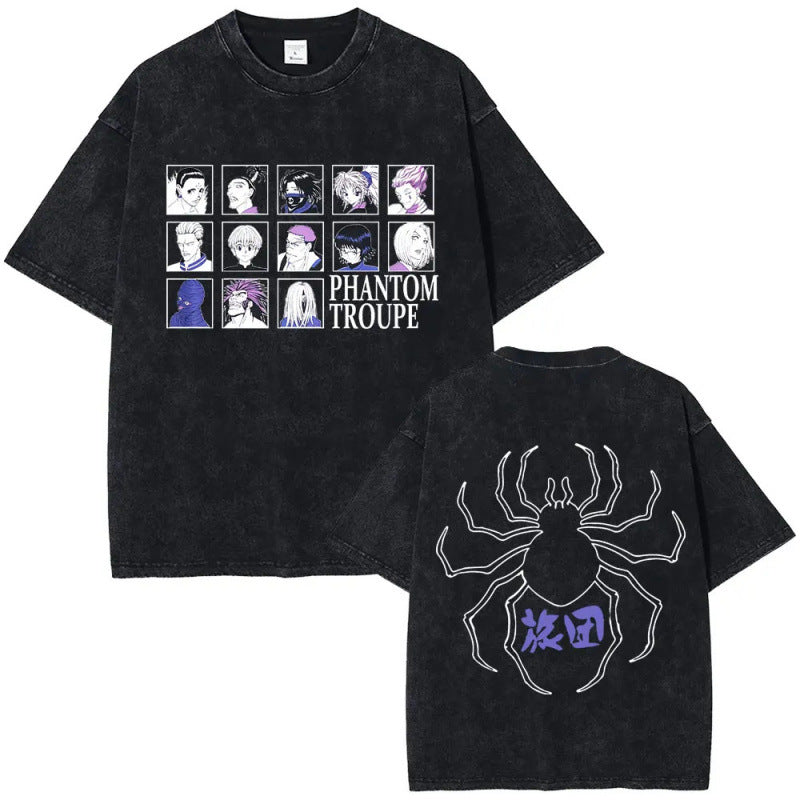 Anime Hunter X Hunter Vintage Washed T Shirt