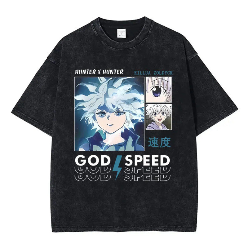 Anime Hunter X Hunter Vintage Washed T Shirt