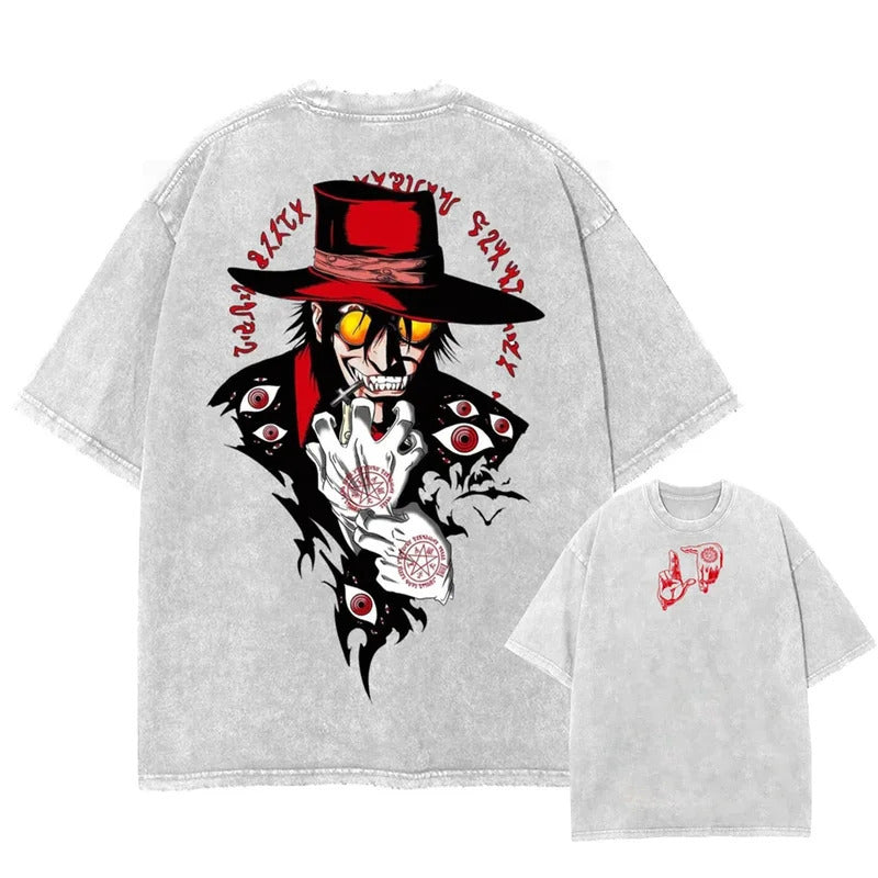 European Size Cottonmen Anime Graphic T-Shirts Streetwear Vintag