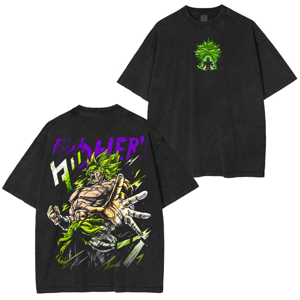 Dragon Ball Z  Anime Unisex Washed T-Shirt