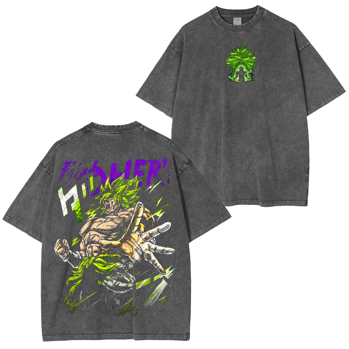 Dragon Ball Z  Anime Unisex Washed T-Shirt
