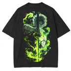Wind Hashira,Demons Slayer Anime Unisex Washed T-Shirt