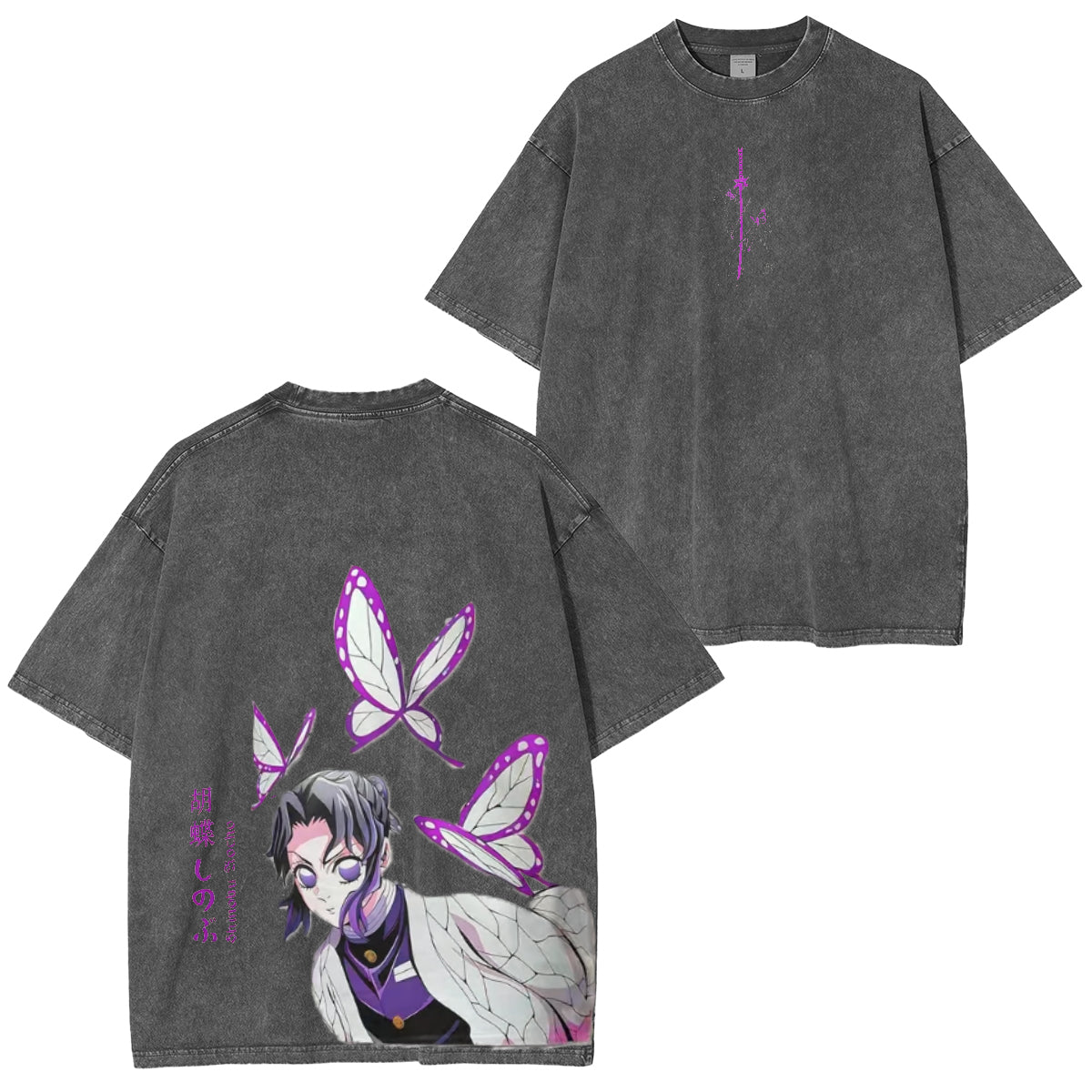'Insect Hashira'' Kocho Shinobu Unisex Washed T-Shirt