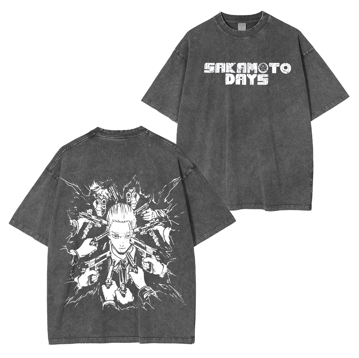 Taro Sakamoto,Sakamoto Days Vintage  Anime Unsiex Washed T-Shirt