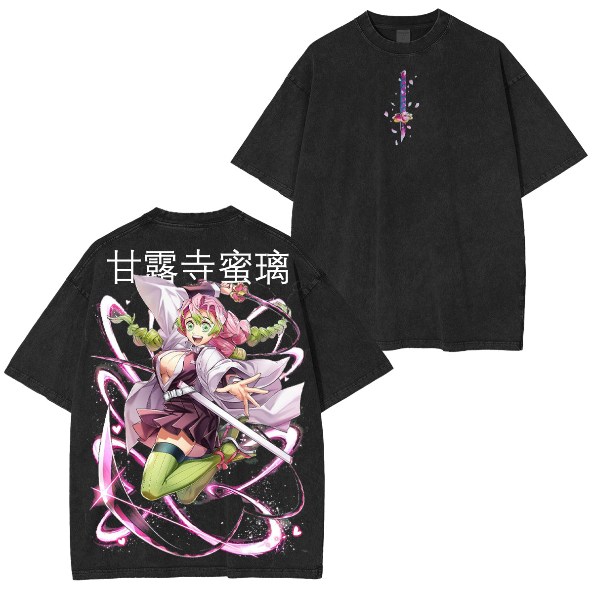 Love Hashira Energy Vintage Washed T-Shirt