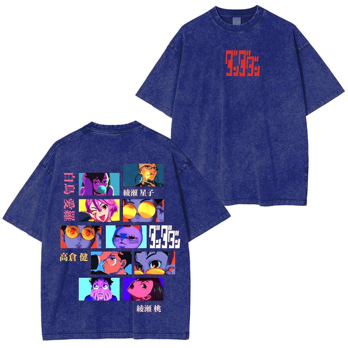 Dandadan  Anime Unsiex Washed T-Shirt
