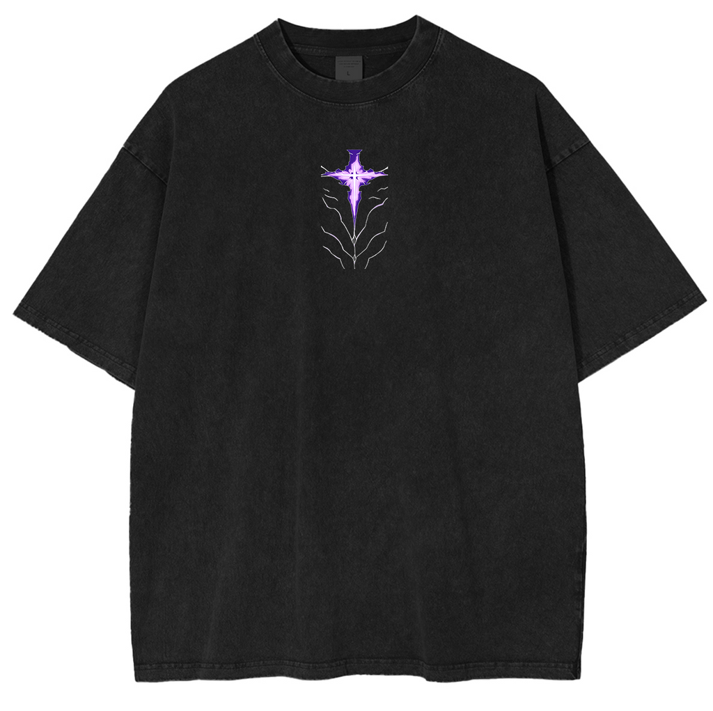 Solo Leveling Anime Unsiex Washed T-Shirt