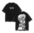 Akaza,Demon Slayer Anime Unisex Washed T-Shirt