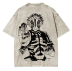 Akaza,Demon Slayer Anime Unisex Washed T-Shirt