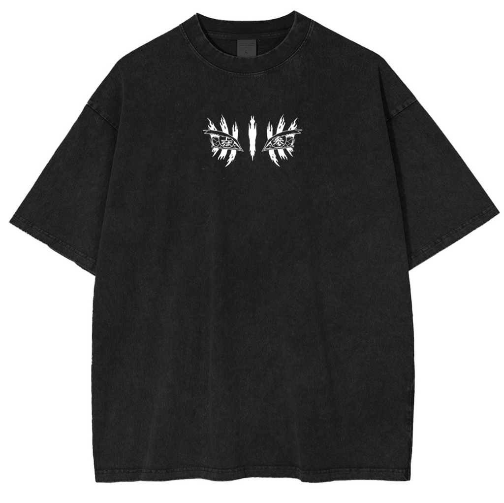 Akaza Upper Moon 3,Demon Slayer Anime Unsiex Washed T-Shirt