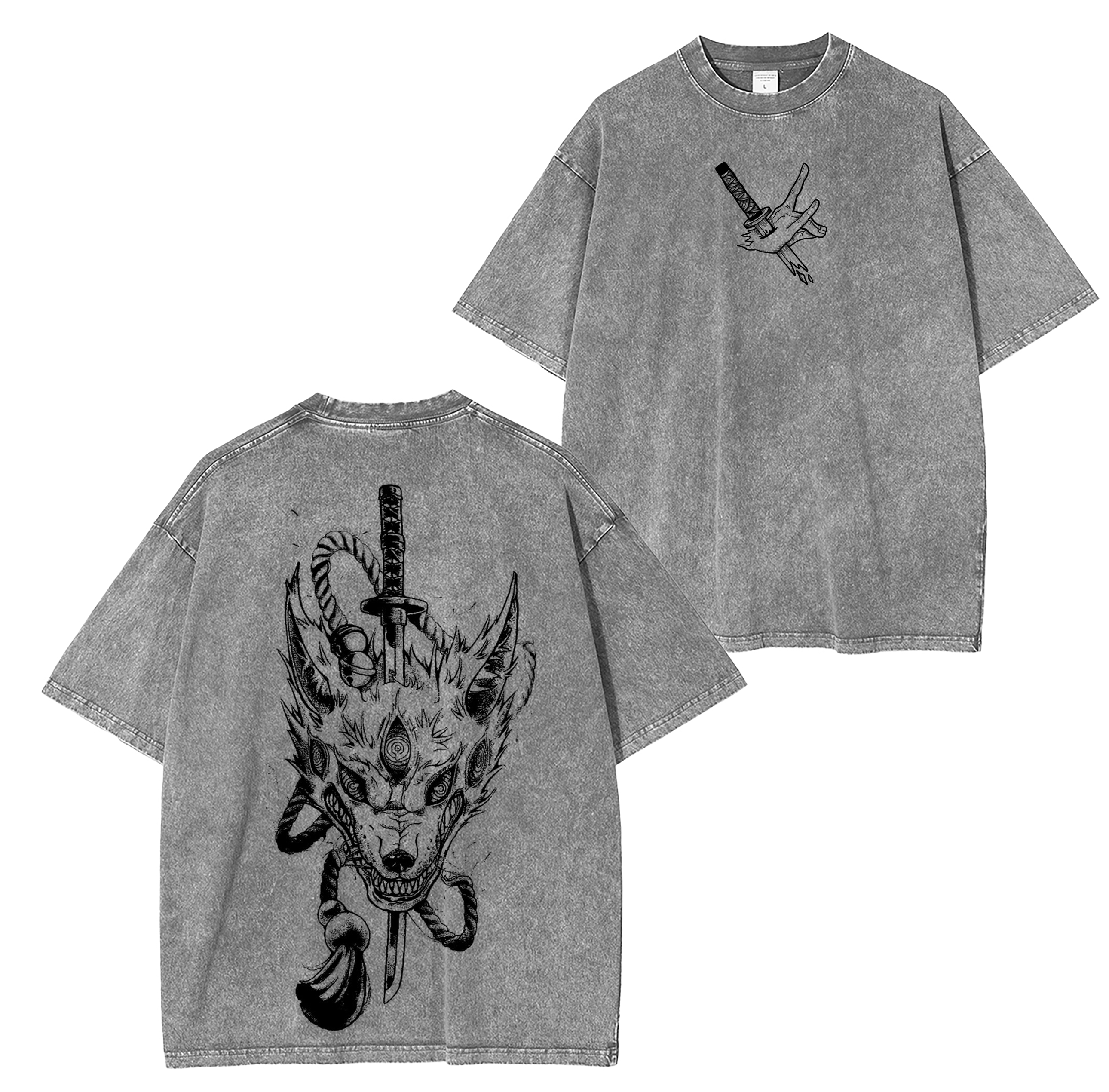 Chainsaw Man Anime Unsiex Washed T-Shirt