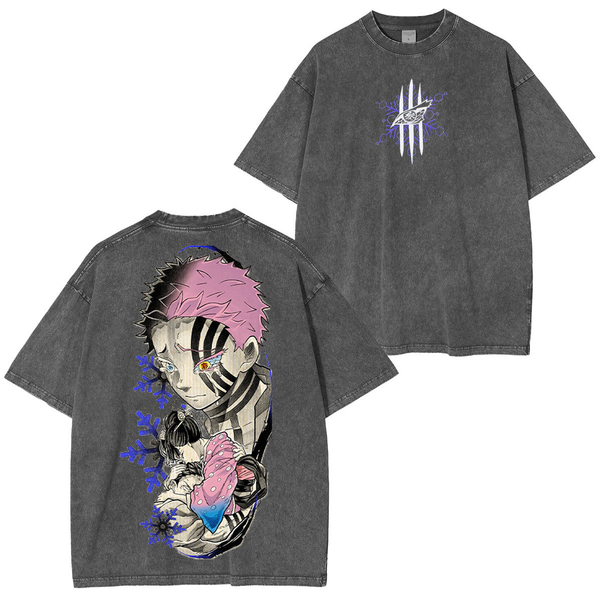 Akaza,Demon Slayer Vintage Tee