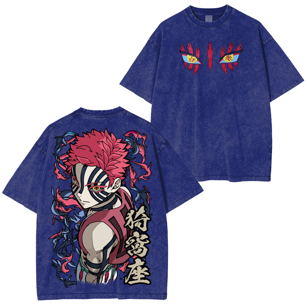 Akaza,Demon Slayer Vintage Tee
