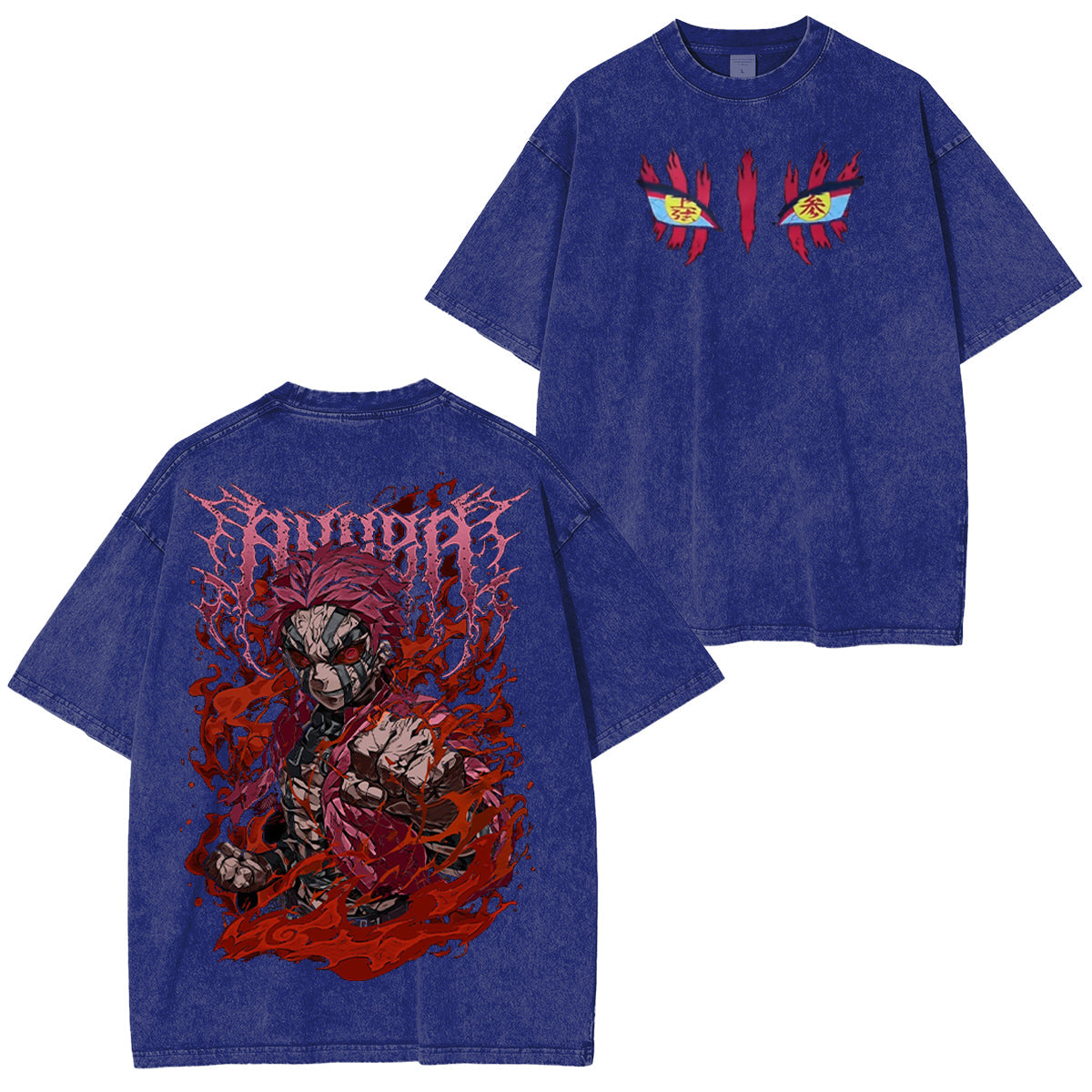 Akaza,Demon Slayer Vintage Tee