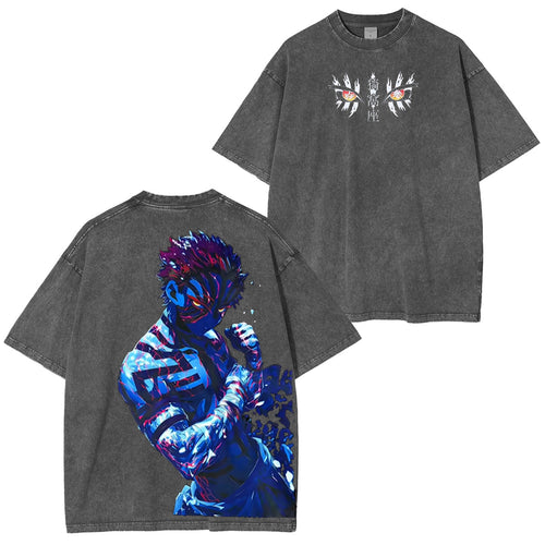 Akaza Demon Slayer Vintage Tee