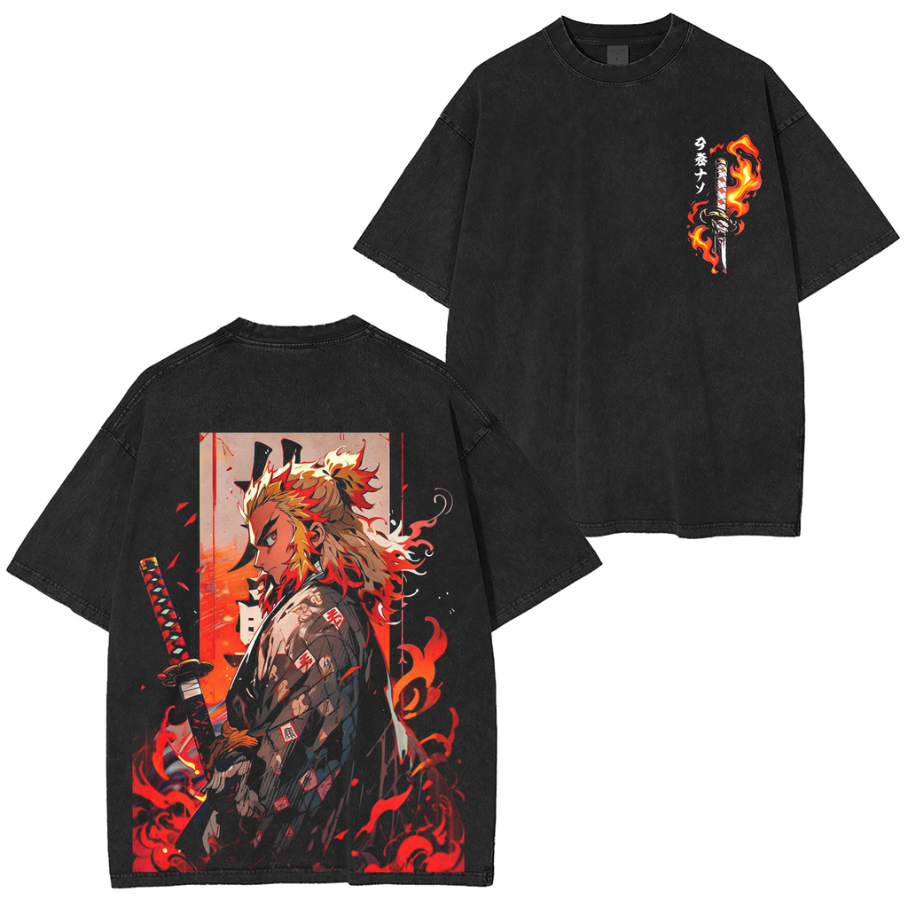 Demon Slayer Anime Washed T-shirt/Crewneck/Hoodie