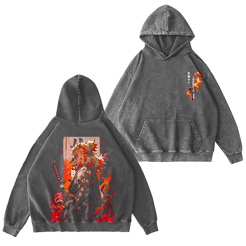 Demon Slayer Anime Washed T-shirt/Crewneck/Hoodie