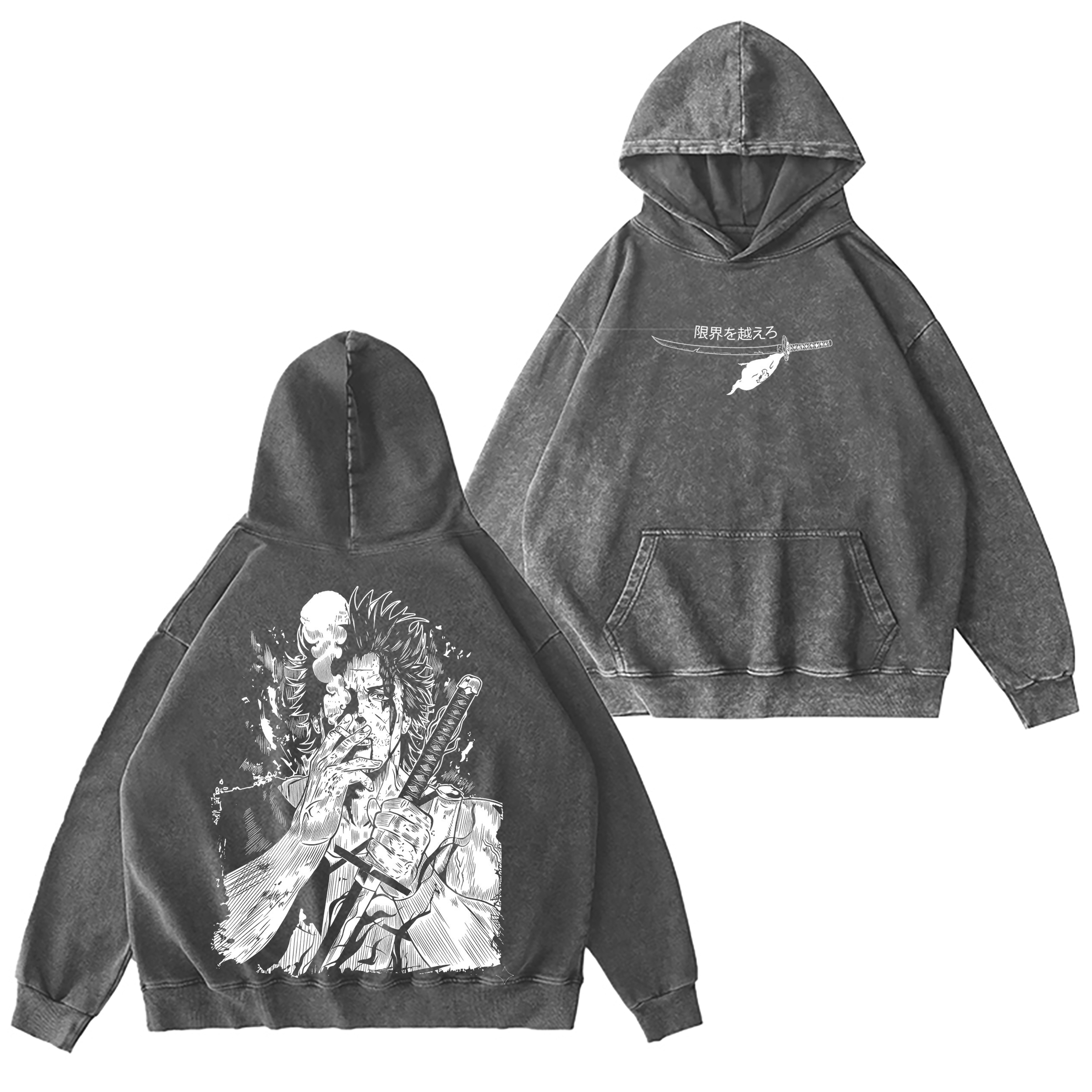 Black Clover Vintage Washed T-shirt/Crewneck/Hoodie