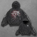 One Piece Oversized Sleek Black Anime Hoodie