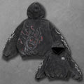 One Piece Oversized Classic Black Anime Hoodie