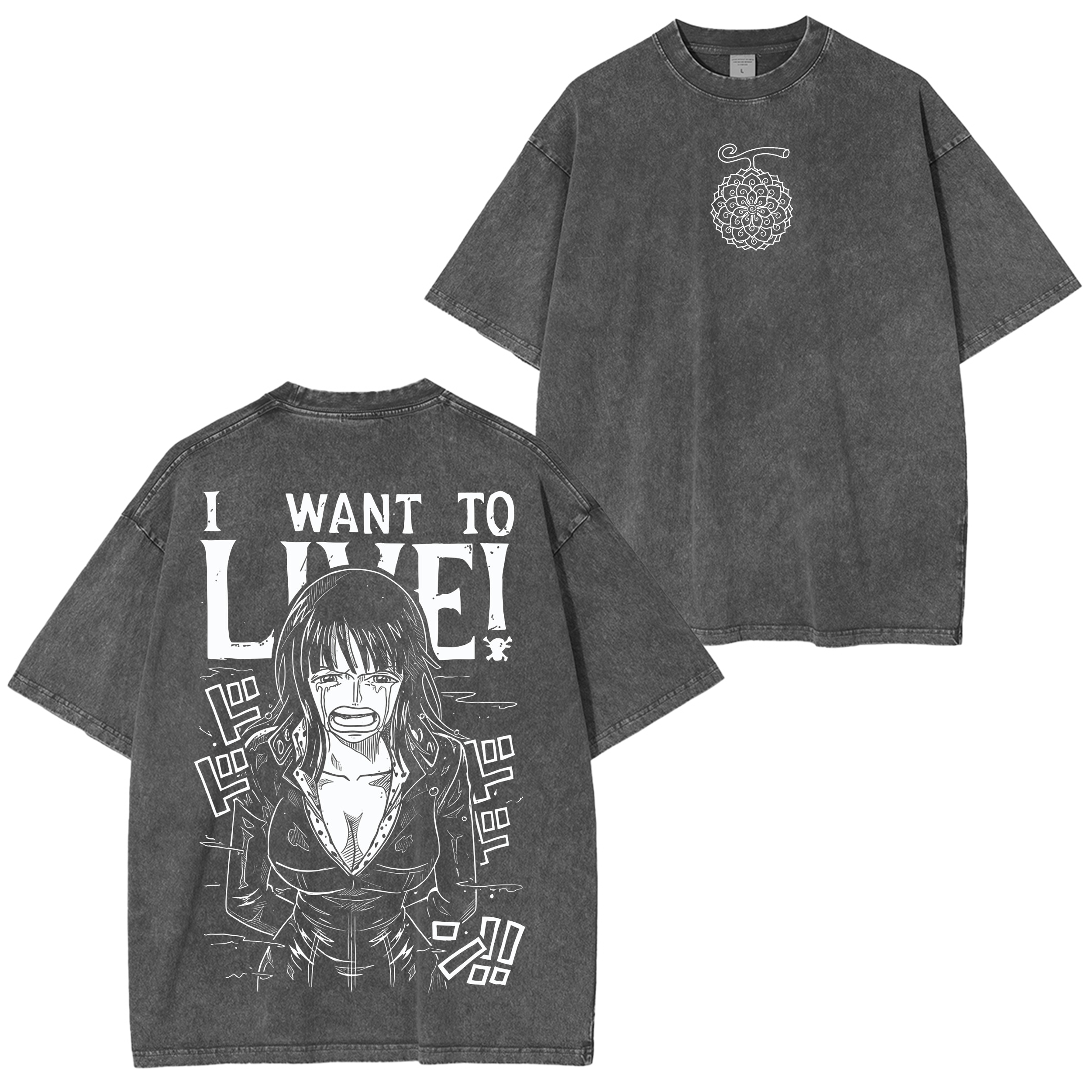 One Piece Nico Robin  Washed T-shirt/Crewneck/Hoodie