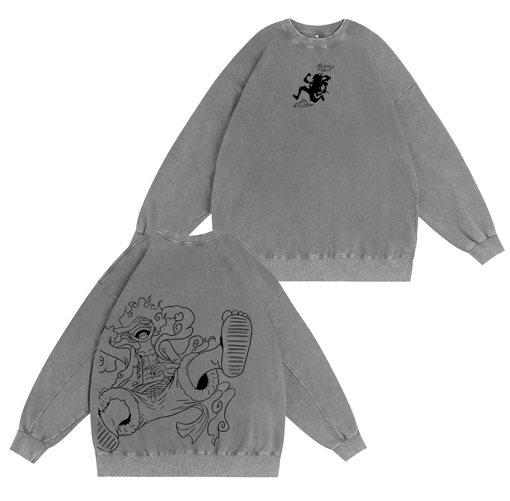 Luffy One Piece Washed T-shirt/Crewneck/Hoodie
