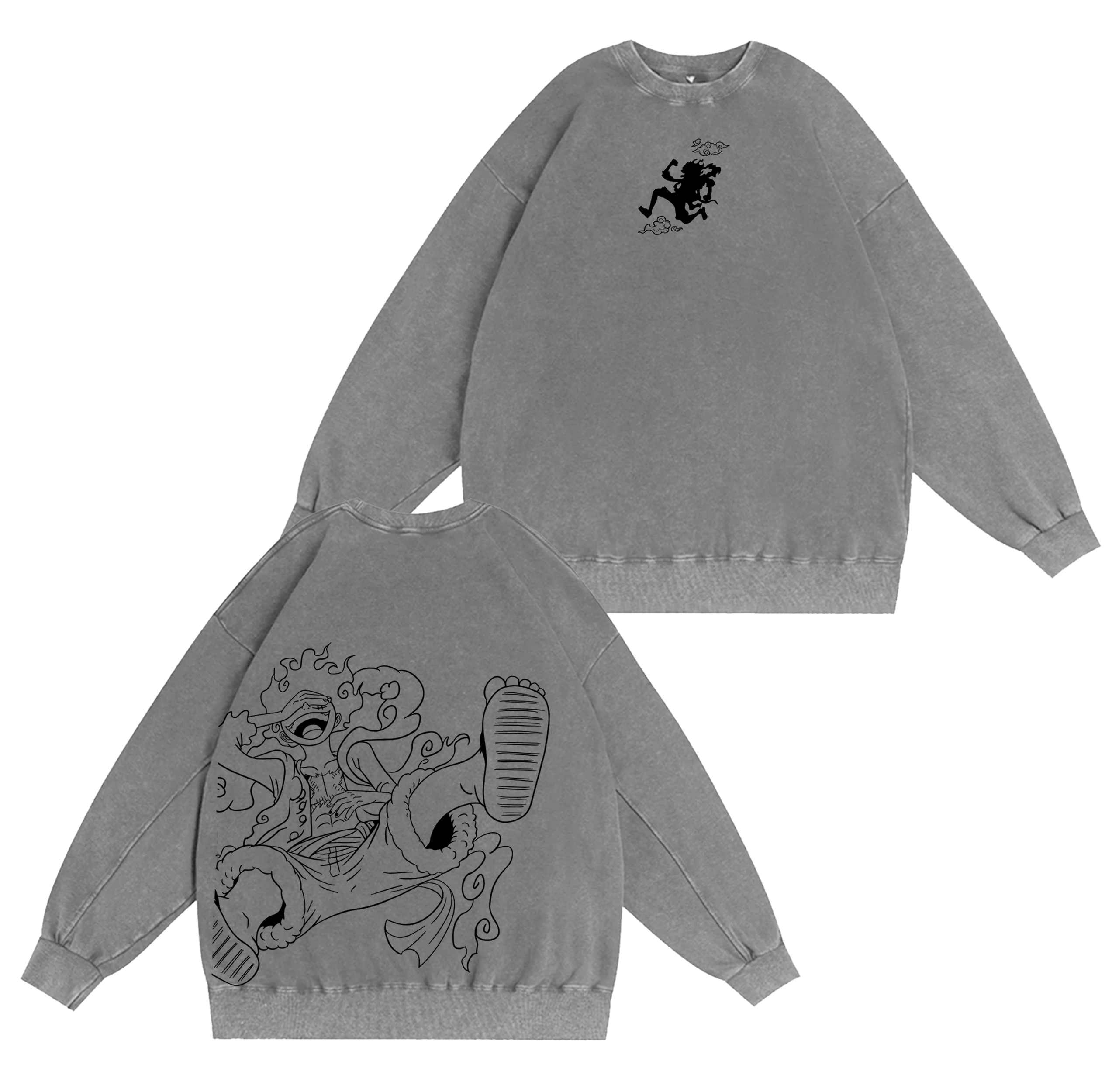 Luffy One Piece Washed T-shirt/Crewneck/Hoodie