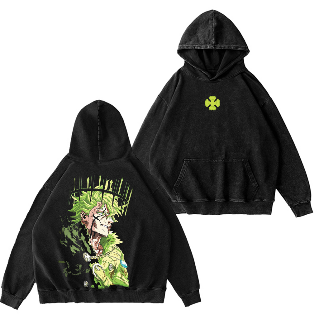 Yuno: Spirit of the Wind,Black Clover Washed T-shirt/Crewneck/Hoodie