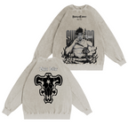 Yami Sukehiro,Black Clover Anime Washed T-shirt/Crewneck/Hoodie
