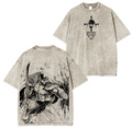 One Piece Barbe Blanche  Anime Washed T-shirt/Crewneck/Hoodie