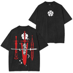 Asta SWORDS,Black Clover Anime Unisex Washed T-Shirt