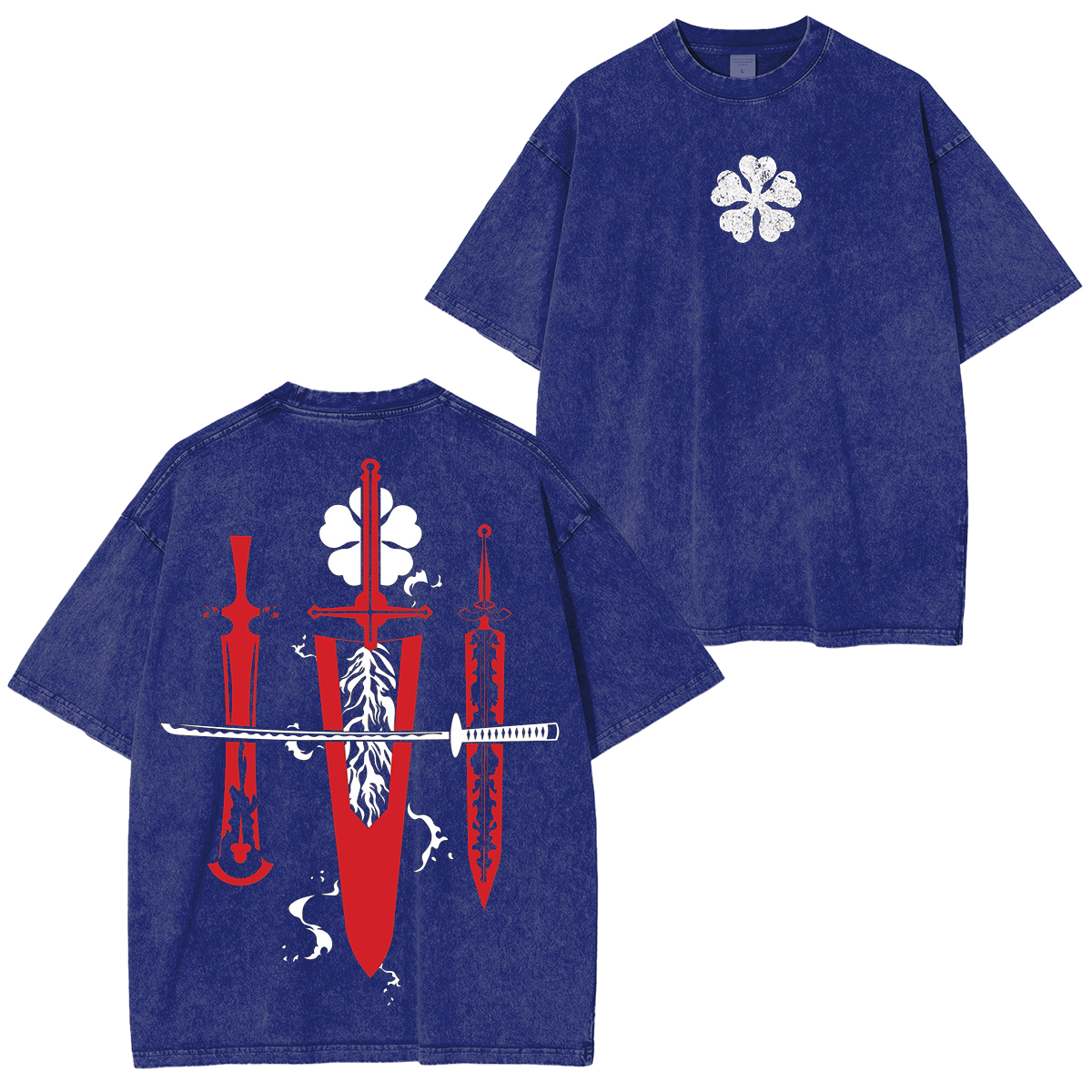 Asta SWORDS,Black Clover Anime Unisex Washed T-Shirt