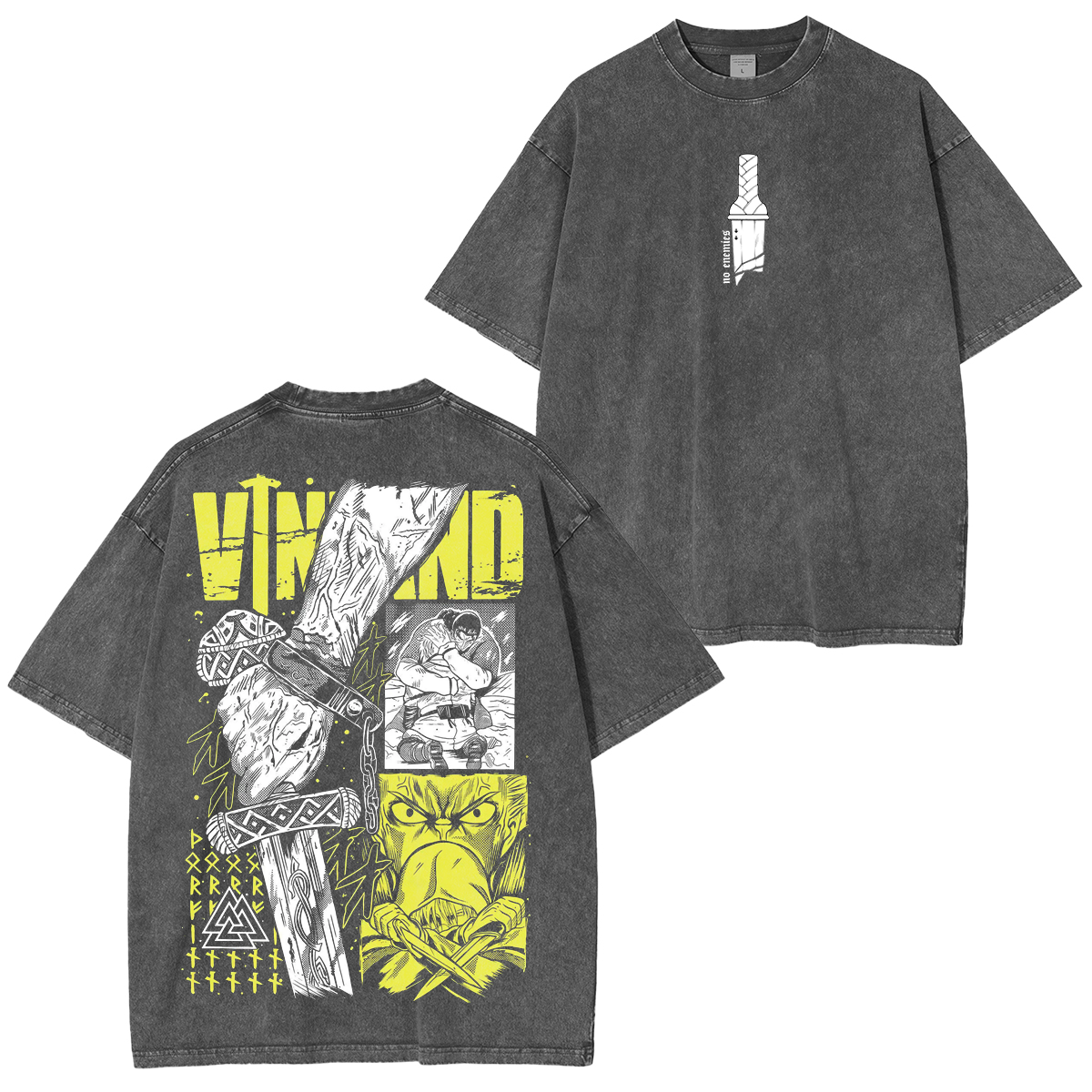 Vinland Saga Anime Unisex Washed T-Shirt