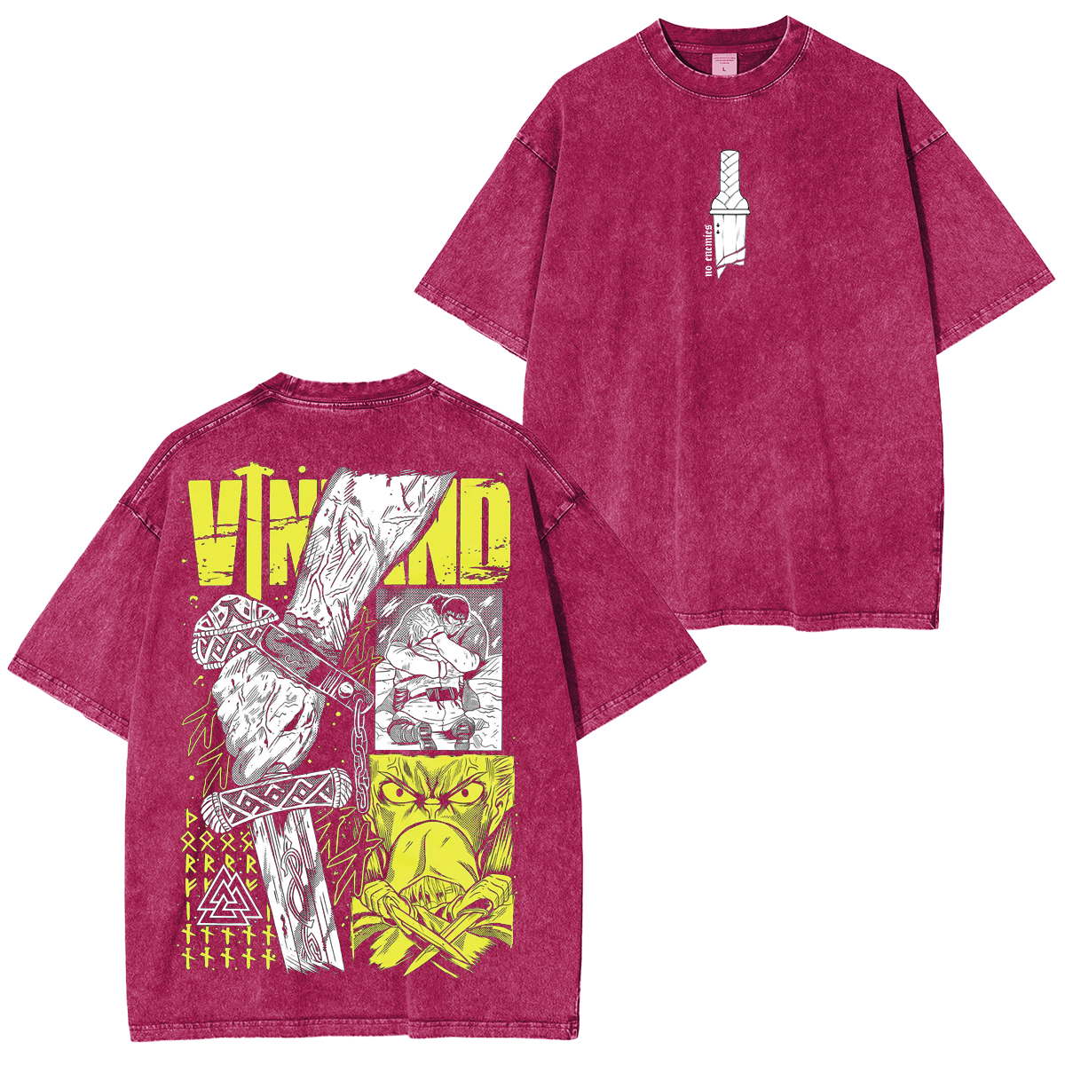 Vinland Saga Anime Unisex Washed T-Shirt
