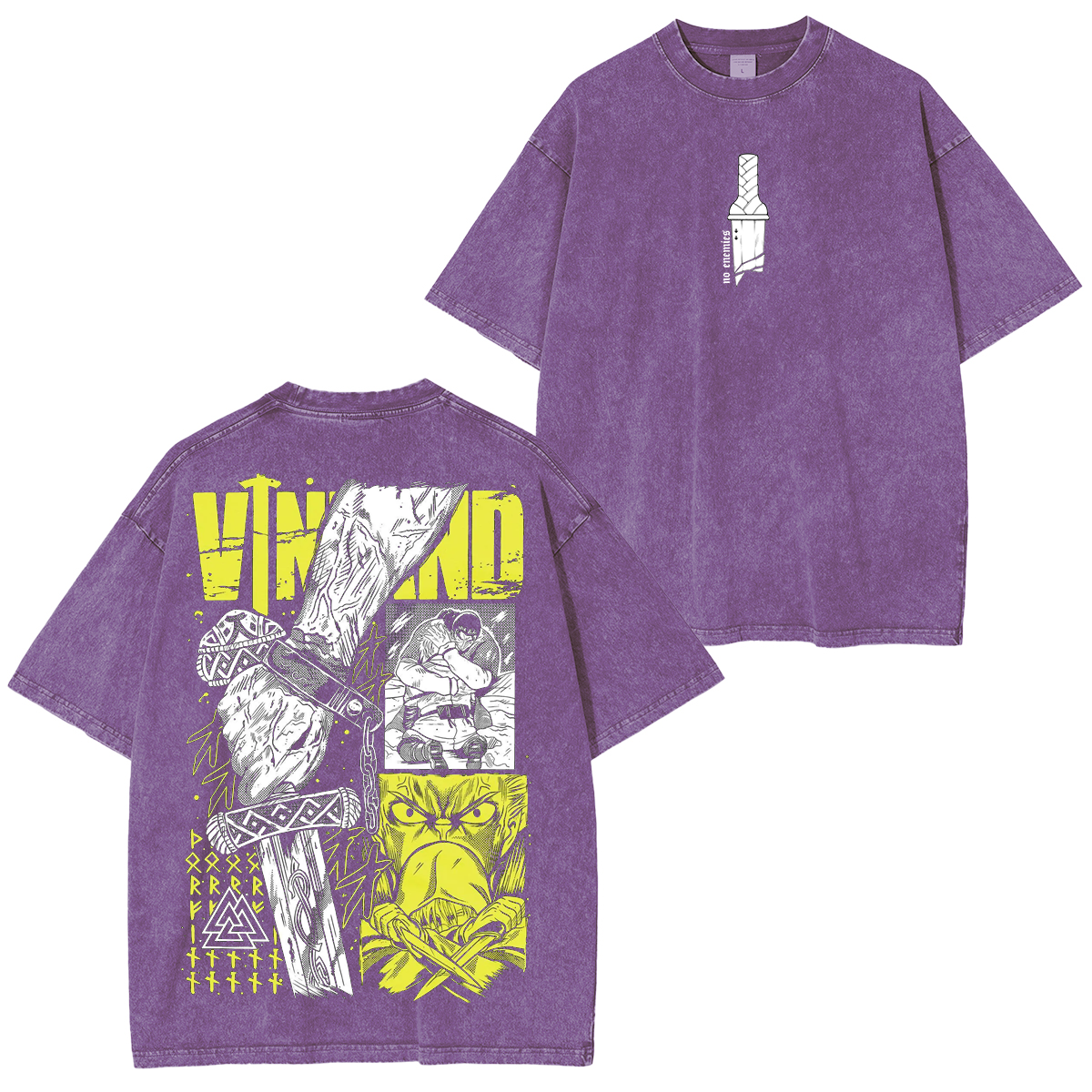 Vinland Saga Anime Unisex Washed T-Shirt