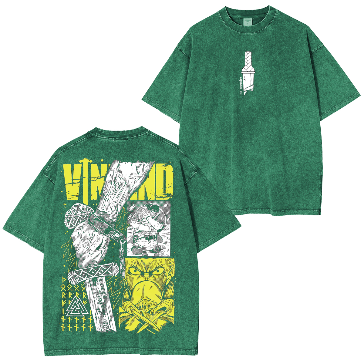 Vinland Saga Anime Unisex Washed T-Shirt
