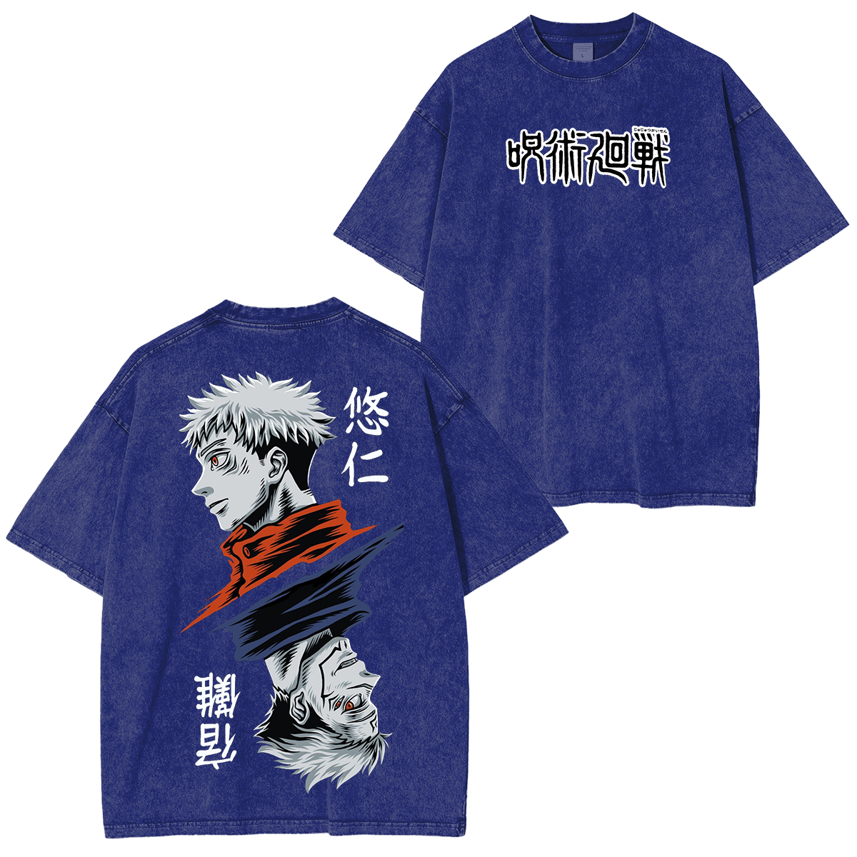 Jujutsu Kaisen Anime Unisex Washed T-Shirt