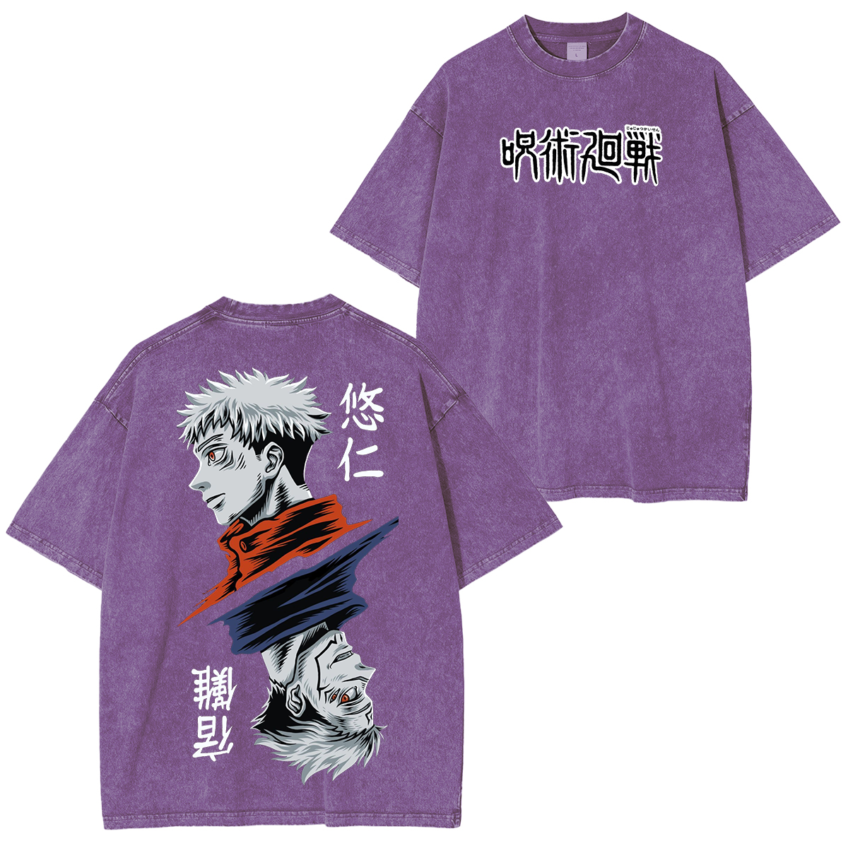Jujutsu Kaisen Anime Unisex Washed T-Shirt