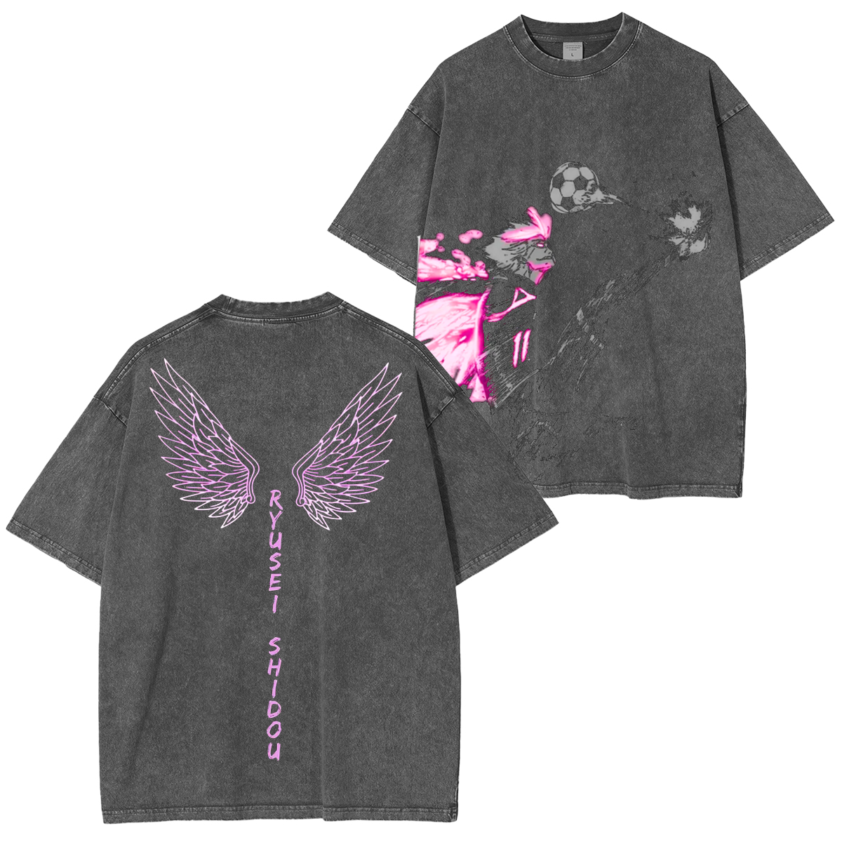 Blue Lock Anime Unisex Washed T-Shirt