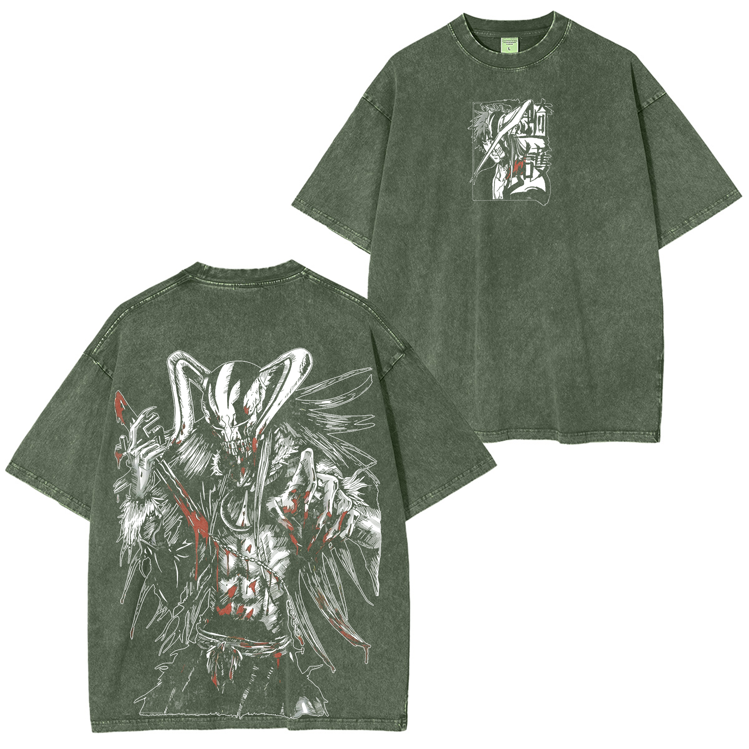 Bleach Anime Washed T-shirt/Crewneck/Hoodie