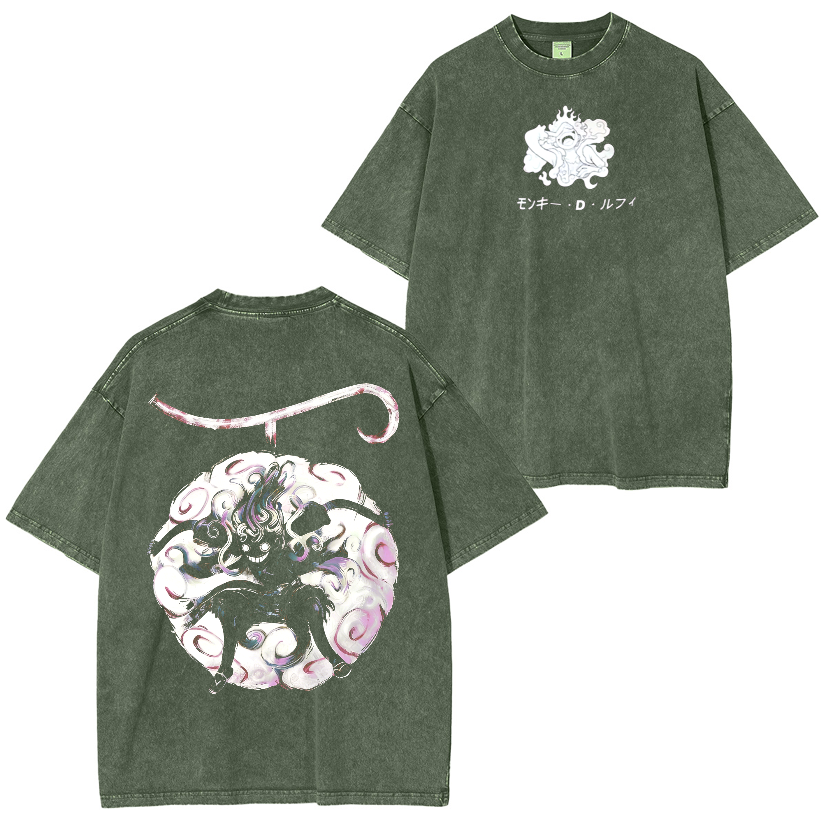 One Piece Anime Washed T-shirt/Crewneck/Hoodie