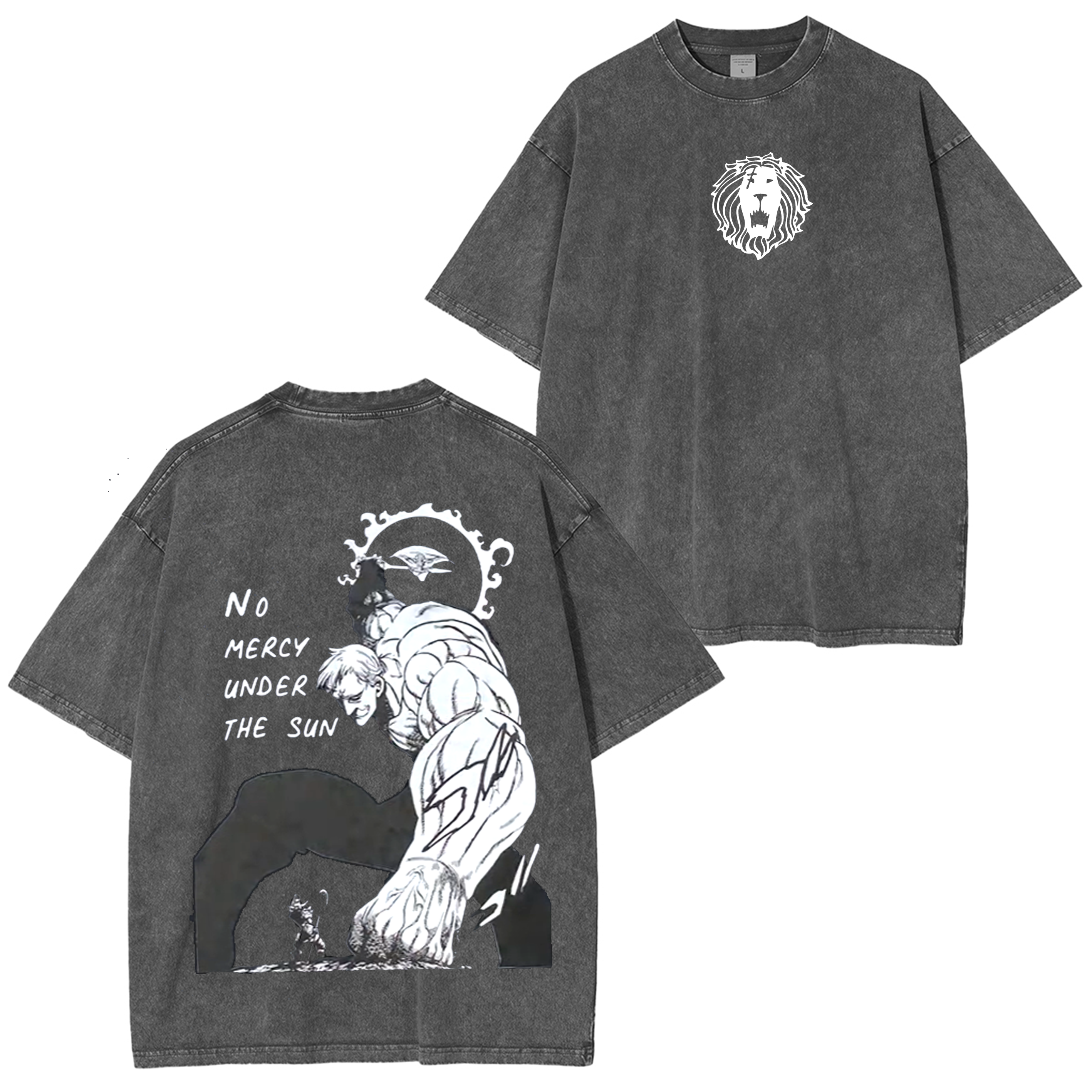 Escanor,The Seven Deadly Sins  Anime Washed T-shirt/Crewneck/Hoodie