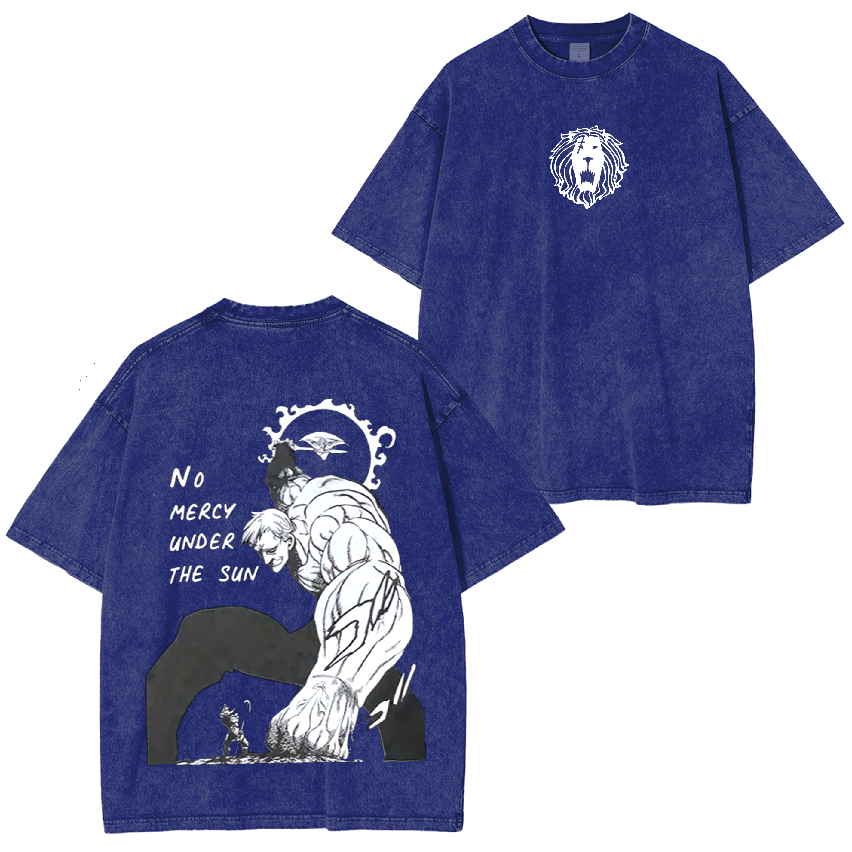 Escanor,The Seven Deadly Sins  Anime Washed T-shirt/Crewneck/Hoodie