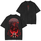 Ken Kaneki,Tokyo Ghoul  Anime Unisex Washed T-Shirt